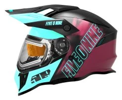 509 Delta R3L Ignite Snow Helmet - Electric Shield -NEXX shop 509 delta r3 l ignite snow helmet electric shield teal maroon galaxy 1