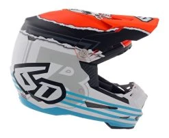 6D Helmets 6D Youth ATR-2Y Danger Boy Helmet -NEXX shop 6 datr2 danger boy helmet white orange blue 2
