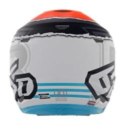 6D Helmets 6D Youth ATR-2Y Danger Boy Helmet -NEXX shop 6 datr2 danger boy helmet white orange blue 3