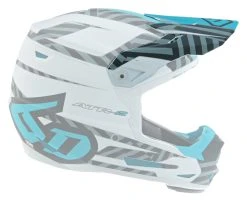 6D Helmets 6D ATR-2 Youth Havoc Visor -NEXX shop 6 datr2 youth havoc visor cyan white