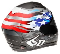 6D Helmets 6D ATS-1R Super Patriot Helmet -NEXX shop 6 dats1 r super patriot helmet red white blue 2