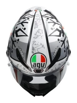 AGV Helmets AGV Pista GP RR Mir Winter Test 2021 Helmet -NEXX shop agv pista gprr mir winter test2021 helmet white black grey 3