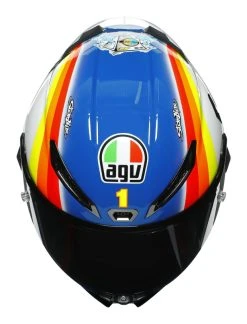 AGV Helmets AGV Pista GP RR Winter Test 2005 Helmet -NEXX shop agv pista gprr winter test2005 helmet blue white orange 5