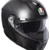 AGV Helmets AGV Sportmodular Carbon Solid Helmet Matte Black / 2XL [Open Box]
