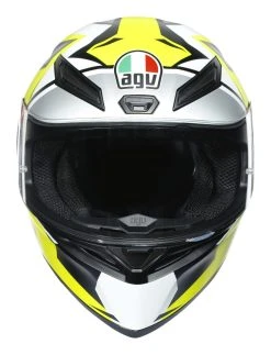 AGV Helmets AGV K1 Mir 2018 Helmet -NEXX shop agvk1 mir2018 helmet white black yellow 5