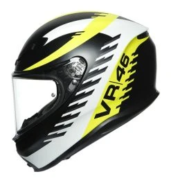AGV Helmets AGV K6 Rapid 46 Helmet -NEXX shop agvk6 rapid helmet black white yellow 2