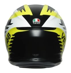 AGV Helmets AGV K6 Rapid 46 Helmet -NEXX shop agvk6 rapid helmet black white yellow 3