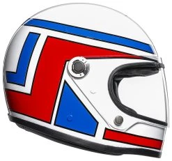 AGV Helmets AGV X3000 Lucky Helmet (MS) -NEXX shop agvx3000 lucky helmet white blue red 2