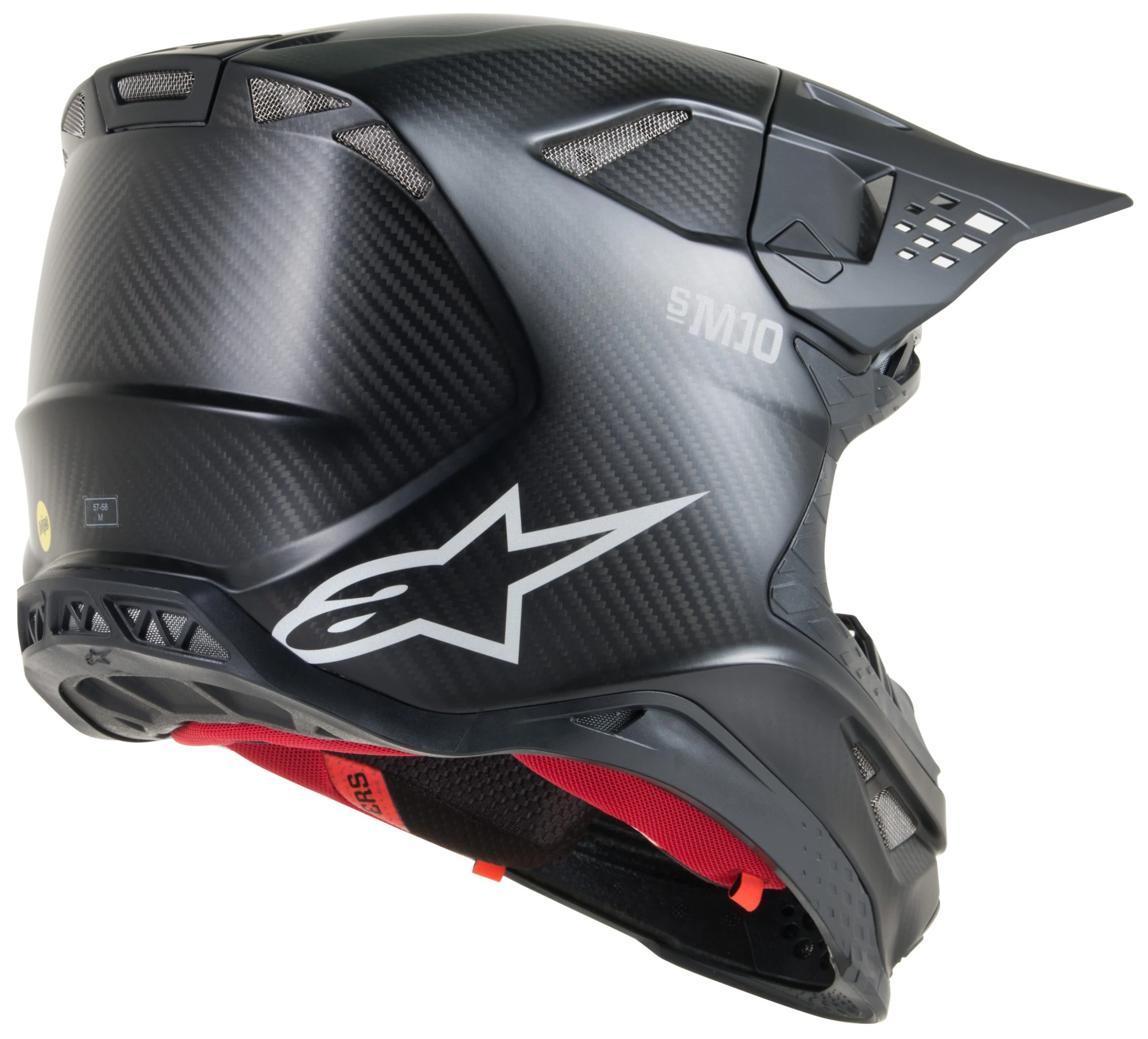Alpinestars Supertech M10 Carbon Helmet 2 Alpinestars Supertech M10 Carbon Helmet - Image 2
