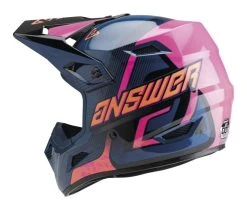 Answer AR1 Vendetta Helmet -NEXX shop answer ar1 vendetta helmet dark blue pink orange 1