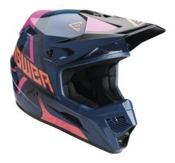 Answer AR1 Vendetta Helmet -NEXX shop answer ar1 vendetta helmet dark blue pink orange