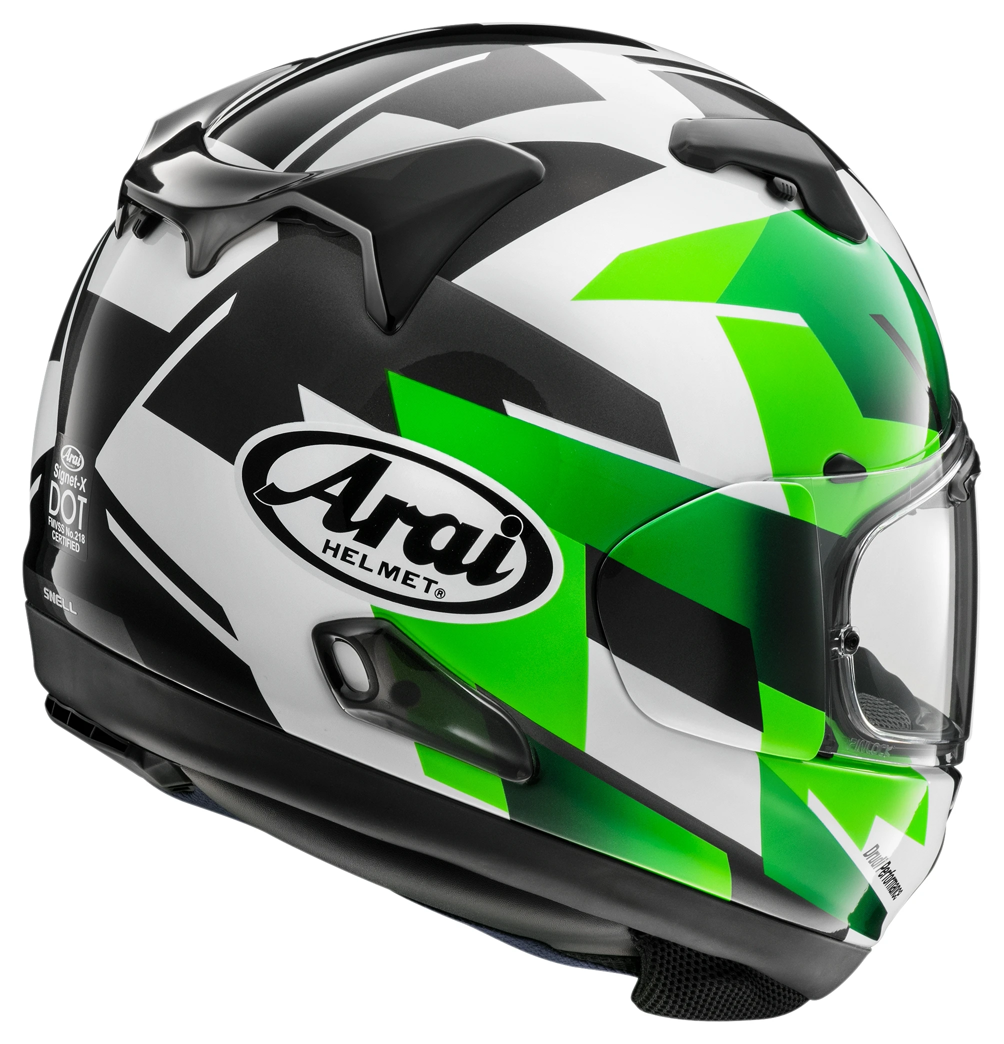 Arai Helmets Arai Signet-X Italian Flag Helmet 2 Arai Helmets Arai Signet-X Italian Flag Helmet - Image 2