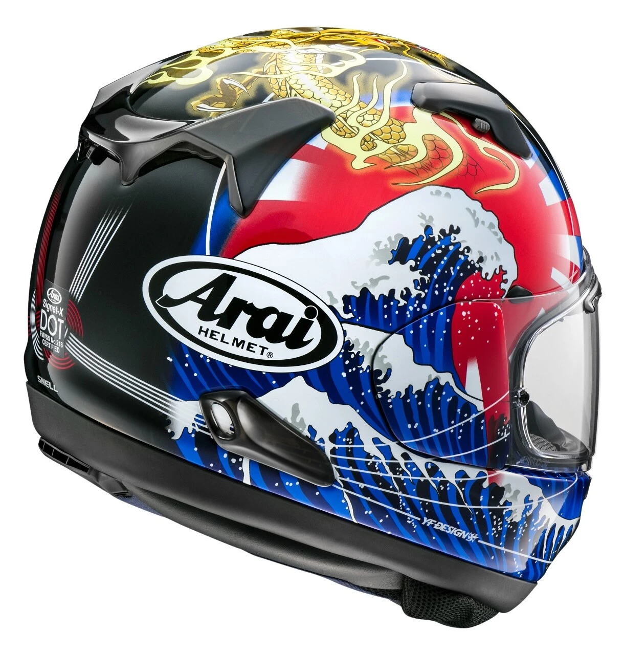 Arai Helmets Arai Signet-X Oriental Helmet 2 Arai Helmets Arai Signet-X Oriental Helmet - Image 2