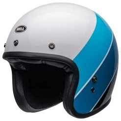 Bell Helmets Bell Custom 500 Riff Helmet 20 Bell Helmets Bell Custom 500 Riff Helmet -NEXX shop bell custom500 riff helmet white blue