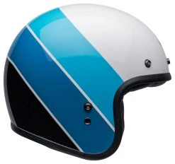 Bell Helmets Bell Custom 500 Riff Helmet 23 Bell Helmets Bell Custom 500 Riff Helmet -NEXX shop bell custom500 riff helmet white blue 3