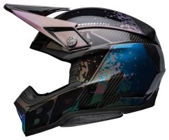 Bell Helmets Bell Moto-10 Spherical Mirage Helmet -NEXX shop bell moto10 spherical mirage helmet black iridescent blue 2