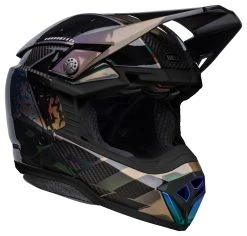 Bell Helmets Bell Moto-10 Spherical Mirage Helmet -NEXX shop bell moto10 spherical mirage helmet black iridescent blue 3