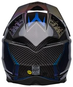 Bell Helmets Bell Moto-10 Spherical Mirage Helmet -NEXX shop bell moto10 spherical mirage helmet black iridescent blue 4