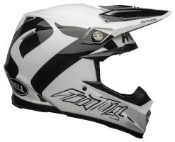 Bell Helmets Bell Moto-9 Flex Fasthouse Newhall Helmet -NEXX shop bell moto9 flex fast house newhall helmet white black 2