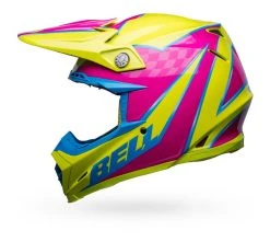 Bell Helmets Bell Moto-9S Flex Sprite Helmet -NEXX shop bell moto9 s flex sprite helmet yellow magenta 3