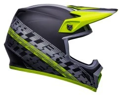 Bell Helmets Bell MX-9 Mips Offset Helmet -NEXX shop bell mx9 mips offset helmet black hi viz yellow grey 3
