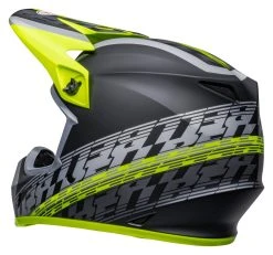 Bell Helmets Bell MX-9 Mips Offset Helmet -NEXX shop bell mx9 mips offset helmet black hi viz yellow grey 6