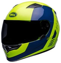 Bell Helmets Bell Qualifier Turnpike Helmet -NEXX shop bell qualifier turnpike helmet hi viz yellow navy