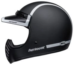 Bell Helmets Bell X Fasthouse Moto-3 Old Road Helmet -NEXX shop bell x fasthouse moto3 old road helmet black white 1