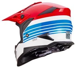 BILT Lux Defeater Race Helmet -NEXX shop bilt lux defeater race helmet white red blue 3