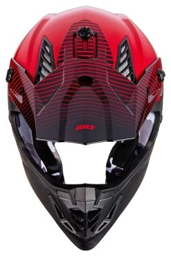 BILT Lux Rush Race Helmet -NEXX shop bilt lux rush helmet black red 3