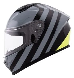 BILT Vertex Stripes Helmet -NEXX shop bilt vertex stripes helmet grey yellow 1