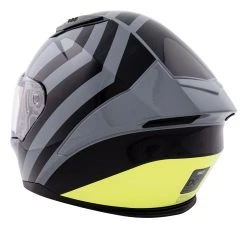 BILT Vertex Stripes Helmet -NEXX shop bilt vertex stripes helmet grey yellow 2