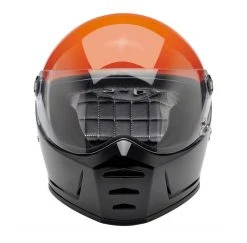 Biltwell Apparel Biltwell Lane Splitter Podium Helmet -NEXX shop biltwell lane splitter podium helmet orange grey black 3
