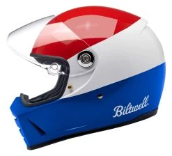 Biltwell Apparel Biltwell Lane Splitter Podium Helmet -NEXX shop biltwell lane splitter podium helmet red white blue 3