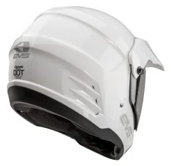 EVS T5 Dual Sport Venture Helmet - Solid White / MD [Open Box] -NEXX shop evst5 dual sport venture helmet solid white md open box white 3