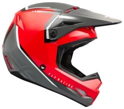 Fly Racing Dirt Fly Racing Youth Kinetic Vision Helmet -NEXX shop fly racing youth kinetic vision helmet red grey 1