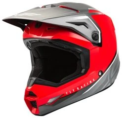 Fly Racing Dirt Fly Racing Youth Kinetic Vision Helmet -NEXX shop fly racing youth kinetic vision helmet red grey