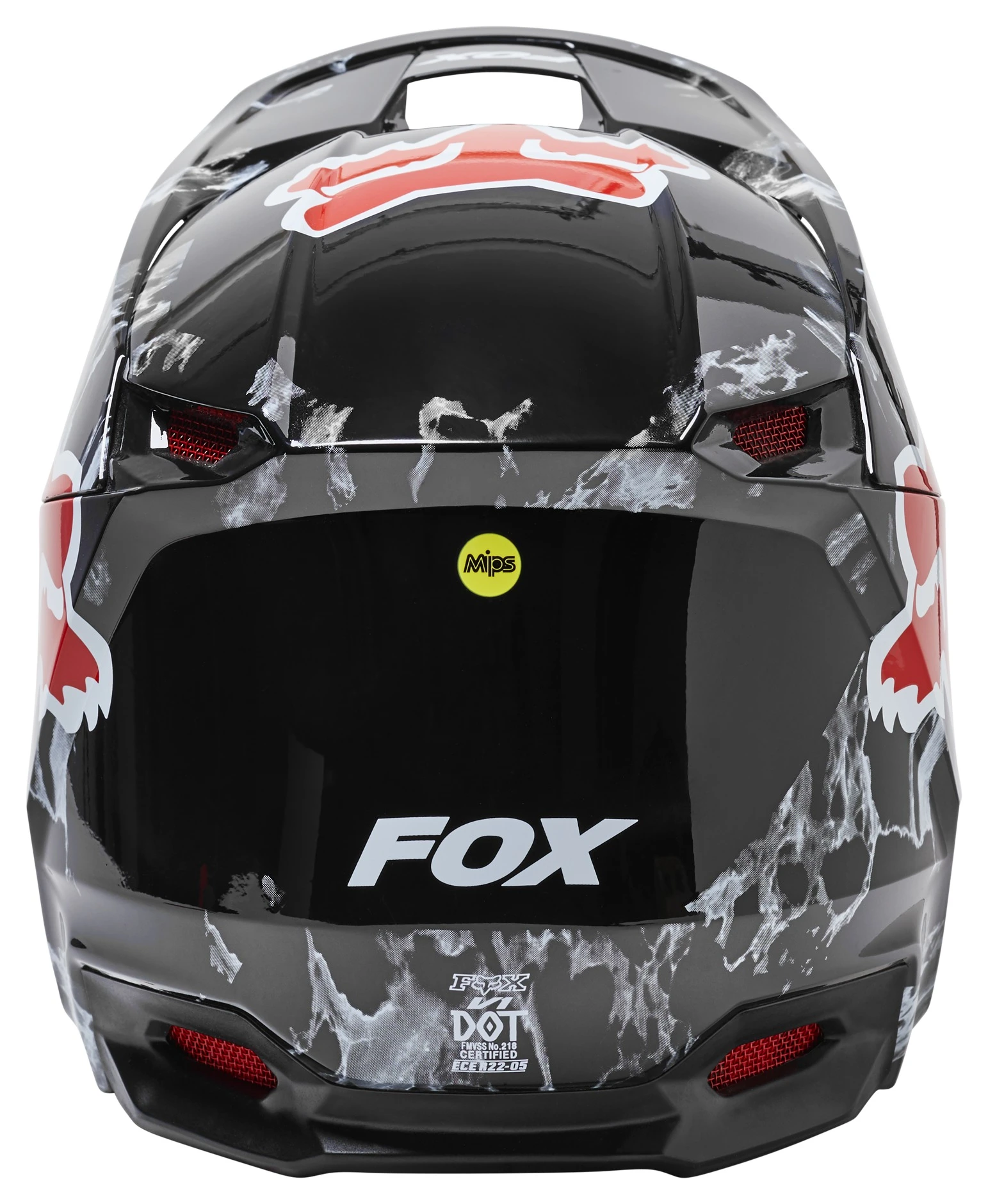 Fox Racing V1 Core Karrera Helmet 4 Fox Racing V1 Core Karrera Helmet - Image 4