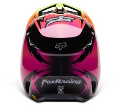 Fox Racing Youth V1 Statk Helmet -NEXX shop fox racing v1 statk helmet pink orange hi viz yellow 8