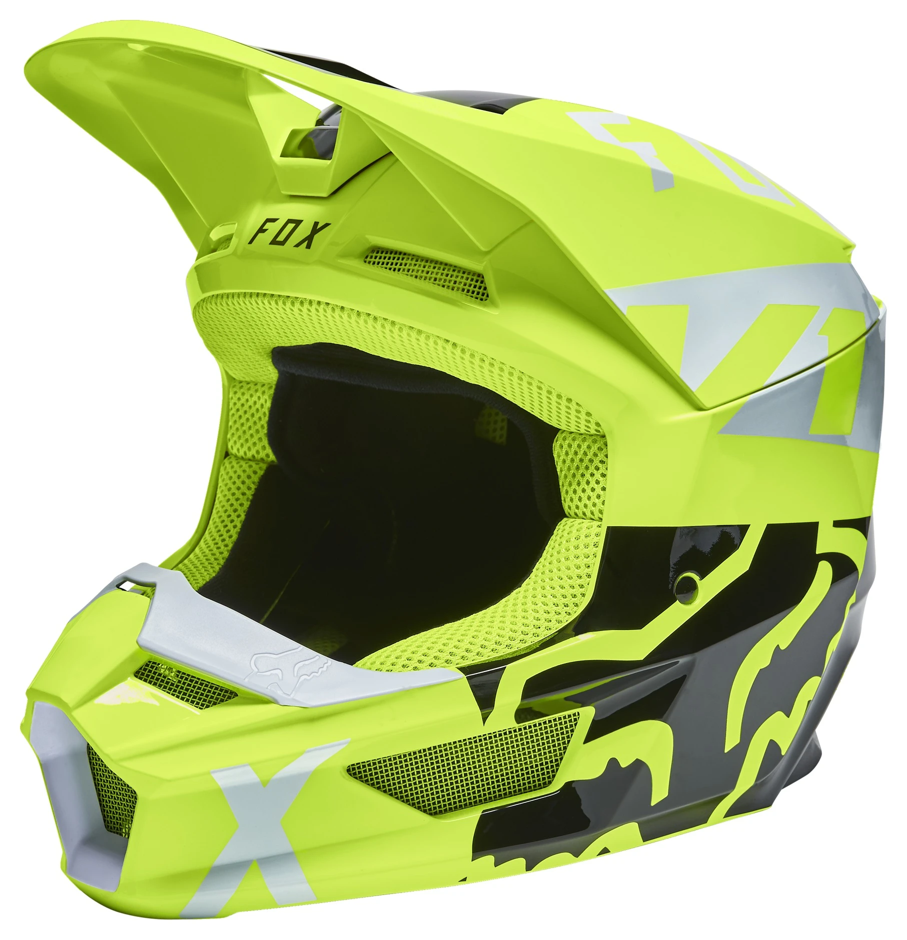 Fox Racing Youth V1 Skew Helmet 3 Fox Racing Youth V1 Skew Helmet - Image 3