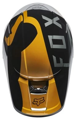 Fox Racing Youth V1 Skew Helmet 24 Fox Racing Youth V1 Skew Helmet -NEXX shop fox racing youth v1 skew helmet black gold 4