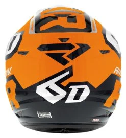 FXR 6D Youth ATR-2 Helmet -NEXX shop fxr6 datr2 youth helmet orange black silver 2