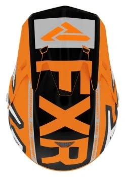 FXR 6D Youth ATR-2 Helmet -NEXX shop fxr6 datr2 youth helmet orange black silver 4