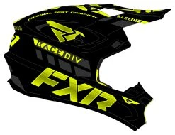 FXR Blade Race Div Helmet -NEXX shop fxr blade race div helmet black hi viz 2