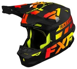 FXR Blade Race Div Helmet -NEXX shop fxr blade race div helmet black inferno