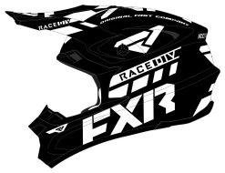 FXR Blade Race Div Helmet -NEXX shop fxr blade race div helmet black white 1