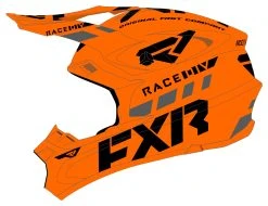 FXR Blade Race Div Helmet -NEXX shop fxr blade race div helmet orange black 1
