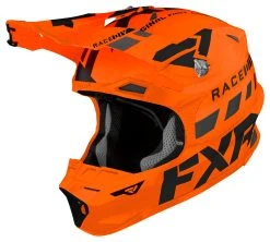 FXR Blade Race Div Helmet -NEXX shop fxr blade race div helmet orange black