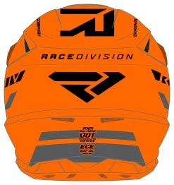 FXR Blade Race Div Helmet -NEXX shop fxr blade race div helmet orange black 3