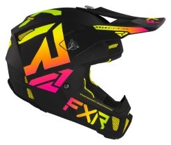 FXR Clutch CX Helmet -NEXX shop fxr clutch cx helmet black pink hi viz yellow 3